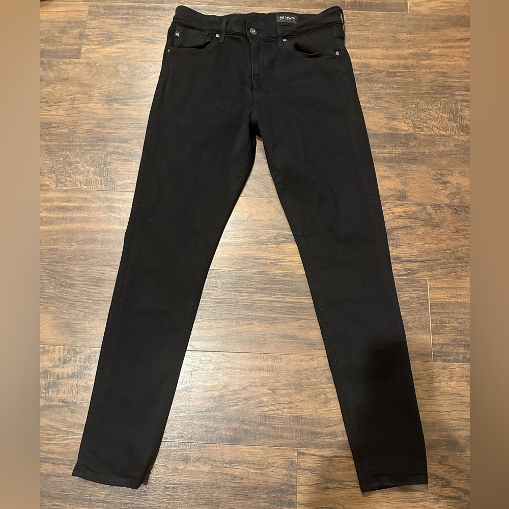 AG Farrah High Waist Skinny Jeans size 30 Black